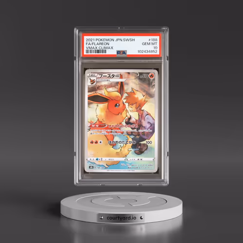 2021 Pokémon Sword & Shield Vmax Climax #188 Flareon - Full Art (PSA 10 GEM MINT)