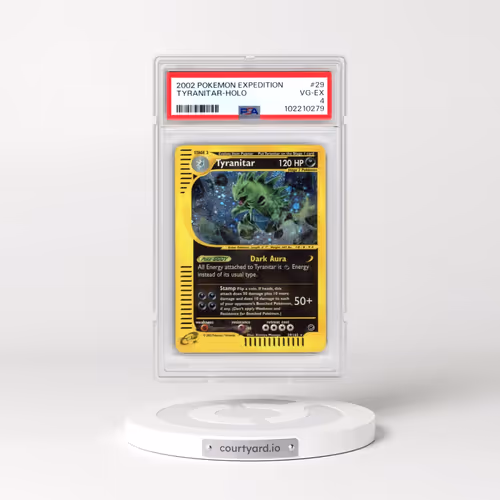 2002 Pokémon Expedition #29 Tyranitar - Holo (PSA 4 VG-EX)