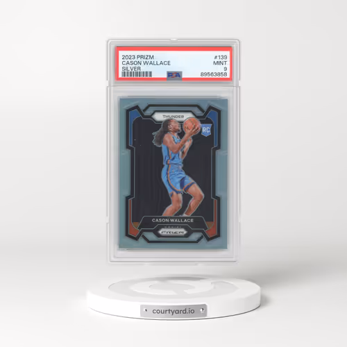 2023 Panini Prizm #139 Cason Wallace - Silver Prizm (PSA 9 MINT)