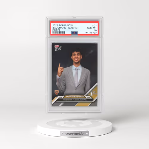 2024 Topps Now Draft #D1 Zaccharie Risacher (PSA 10 GEM MINT)