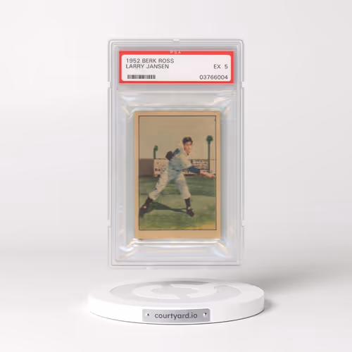 1952 Berk Ross #26 Larry Jansen (PSA 5 EX)