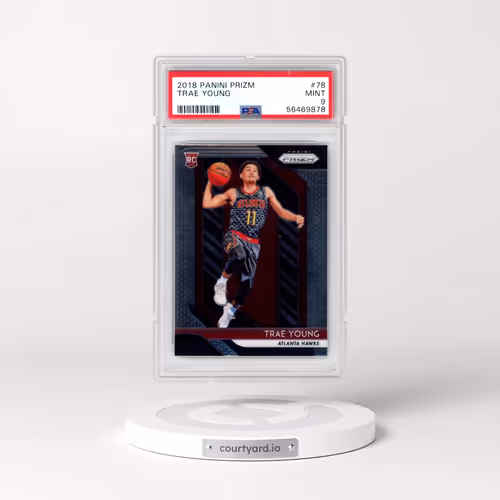 2018 Panini Prizm #78 Trae Young (PSA 9 MINT)