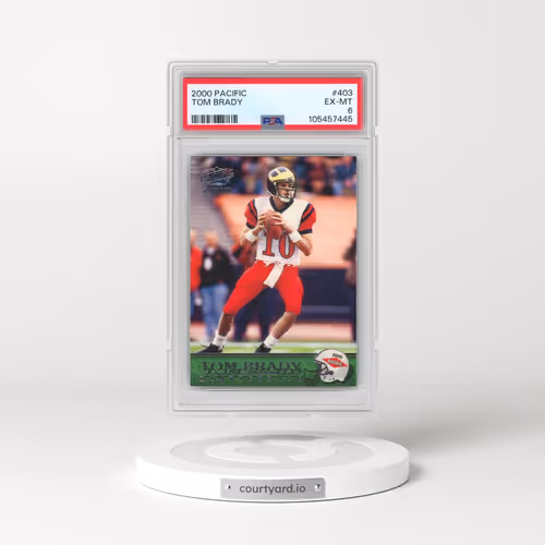 2000 Pacific #403 Tom Brady (PSA 6 EX-MT)