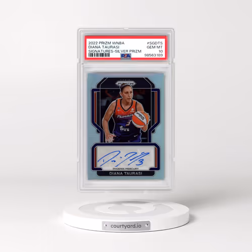 2022 Panini Prizm WNBA Signatures #SGDTS Diana Taurasi - Silver Prizm (PSA 10 GEM MINT)