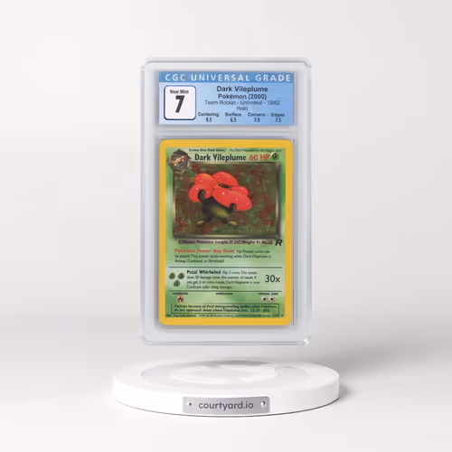1999 Team Rocket #13/82 Dark Vileplume - Holo (CGC 7 NM)
