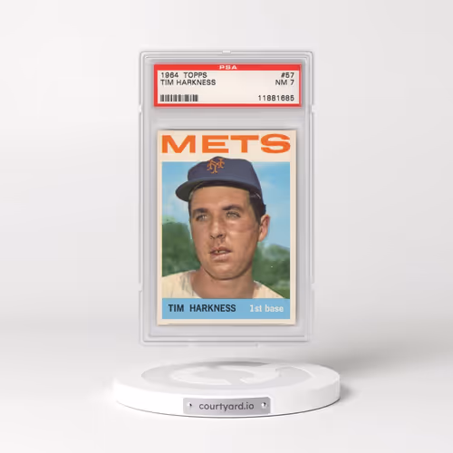 1964 Topps #57 Tim Harkness (PSA 7 NM)