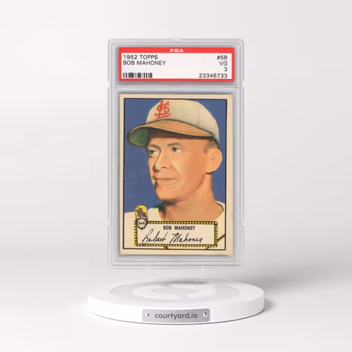 1952 Topps #58 Bob Mahoney (PSA 3 VG)