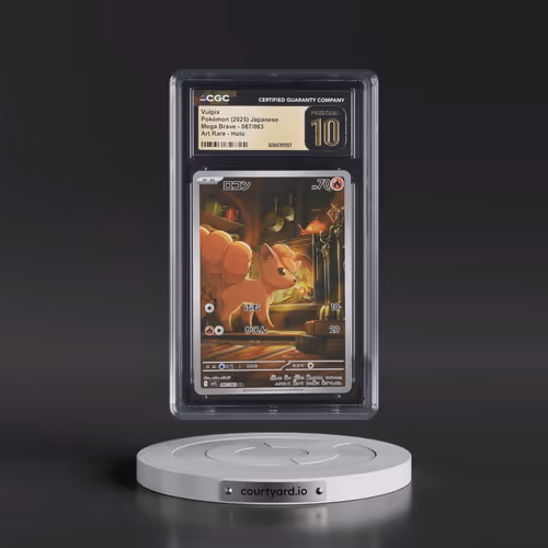 2025 Mega Brave - M1L #067/063 Vulpix - Art Rare Holo (CGC 10 PRISTINE)