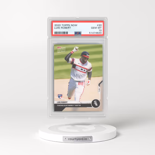 2020 Topps Now #20 Luis Robert (PSA 10 GEM MINT)