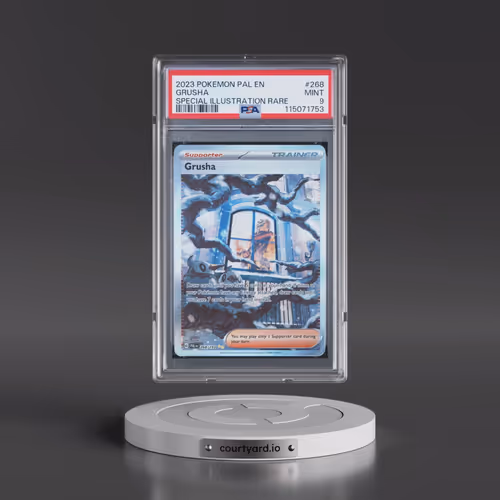 2023 Pokémon Pal EN-Paldea Evolved #268 Grusha - Special Illustration Rare (PSA 9 MINT)