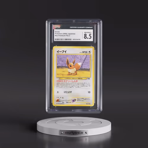 2000 Neo Premium File 2 Eevee - No Rarity (CGC 8.5 NM-MT+)