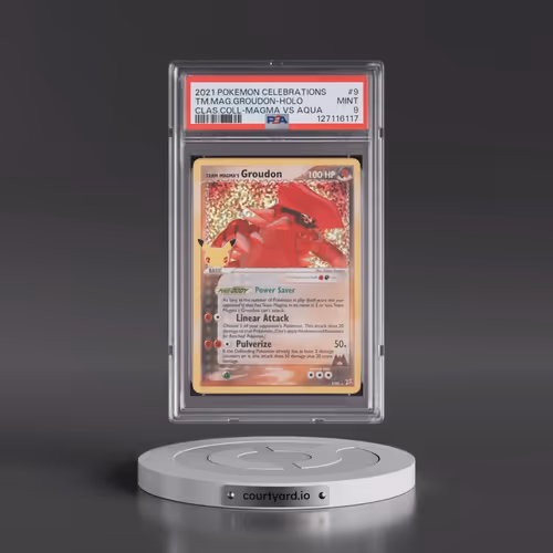 2021 Pokémon Celebrations Classic Collection #9 Team Magma's Groudon - Holo (PSA 9 MINT)