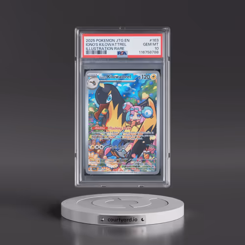 2025 Pokémon Jtg EN-Journey Together #163 Iono's Kilowattrel - Illustration Rare (PSA 10 GEM MINT)