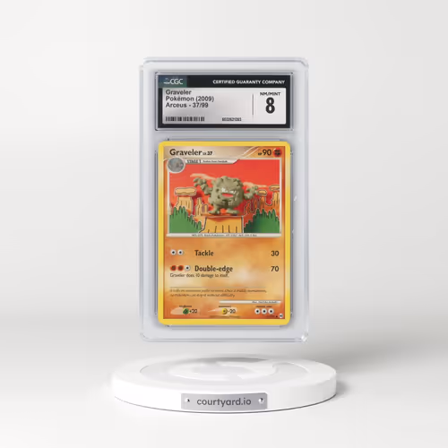 2009 Arceus #37/99 Graveler (CGC 8 NM-MT)