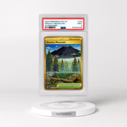 2024 Pokémon Ssp EN-Surging Sparks #250 Gravity Mountain - Hyper Rare (PSA 9 MINT)