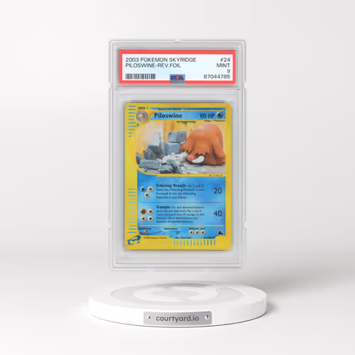 2003 Pokémon Skyridge #24 Piloswine - Reverse Foil (PSA 9 MINT)