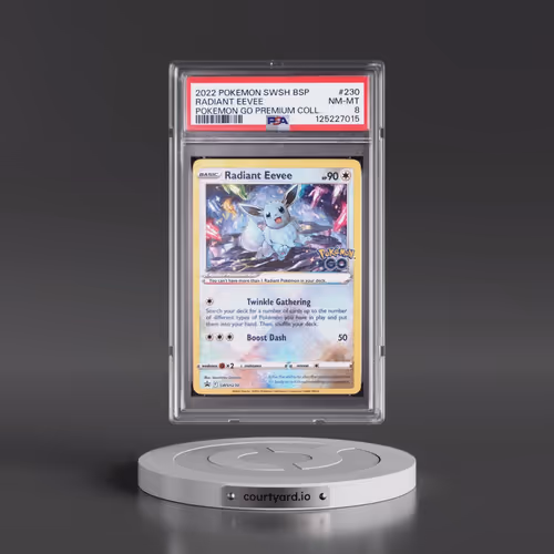 2022 Pokémon Swsh Black Star Promo #230 Radiant Eevee - Holo Pokemon Go Premium Collection Radiant E