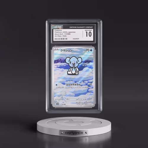 2025 Black Bolt - sv11B #113/086 Cubchoo - Art Rare Holo (CGC 10 GEM MINT)