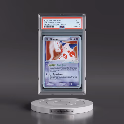 2004 Pokémon EX Fire Red & Leaf Green #111 Mr. Mime EX - Holo Holo (PSA 9 MINT)
