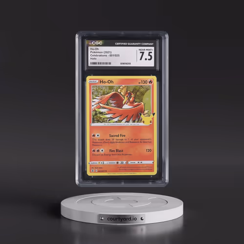 2021 Celebrations #001/025 Ho-Oh - Holo (CGC 7.5 NM+)