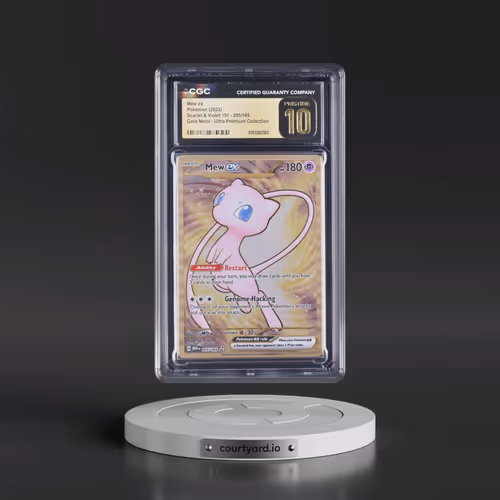 2023 Scarlet & Violet 151 - MEW EN #205/165 Mew ex - Gold Metal - Ultra-Premium Collection (CGC 10 P