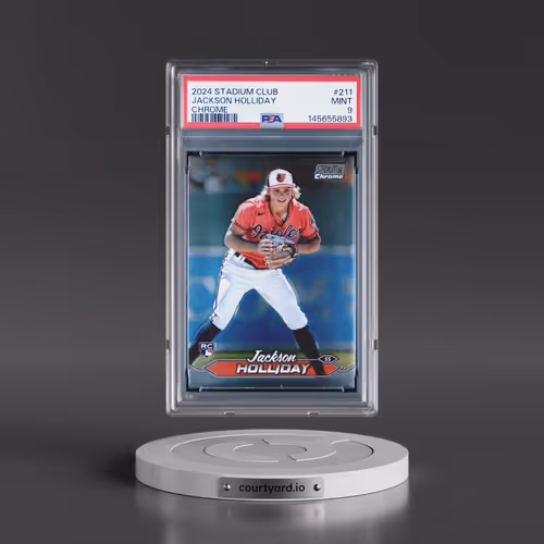 2024 Topps Stadium Club #211 Jackson Holliday - Chrome (PSA 9 MINT)