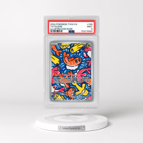 2024 Pokémon Twm EN-Twilight Masquerade #186 Tatsugiri - Illustration Rare (PSA 9 MINT)