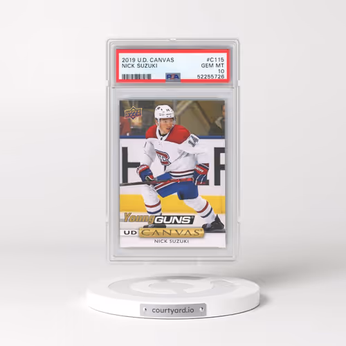 2019 Upper Deck Canvas #C115 Nick Suzuki (PSA 10 GEM MINT)