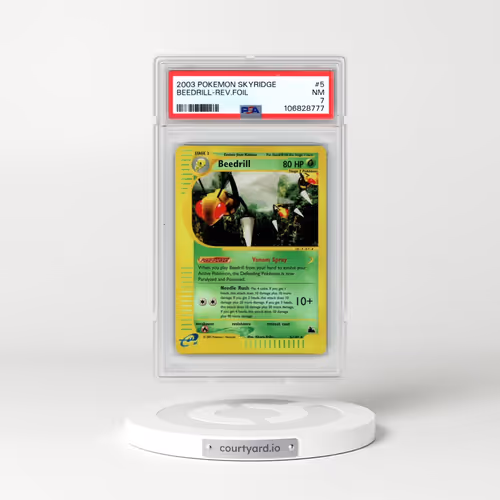 2003 Pokémon Skyridge #5 Beedrill - Reverse Foil (PSA 7 NM)