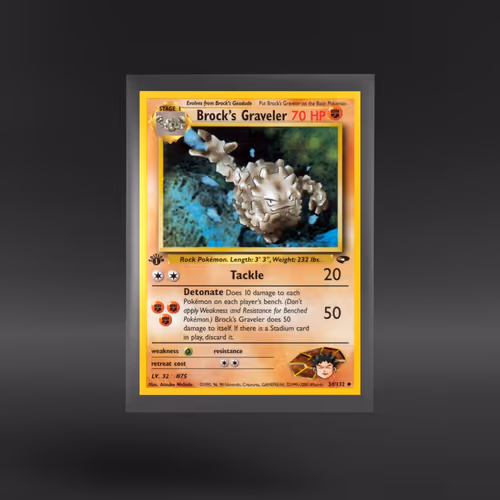 Gym Challenge #34/132 Brock's Graveler