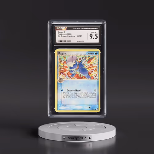 2006 EX Dragon Frontiers #43/101 Bagon δ (CGC 9.5 MINT+)