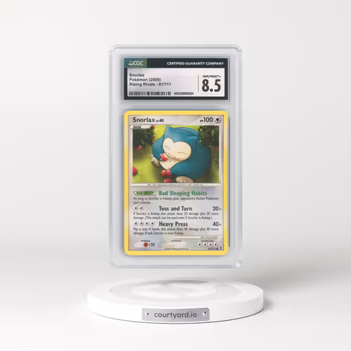 2009 Rising Rivals #81/111 Snorlax (CGC 8.5 NM-MT+)