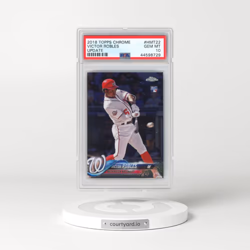 2018 Topps Chrome Update #HMT22 Victor Robles (PSA 10 GEM MINT)