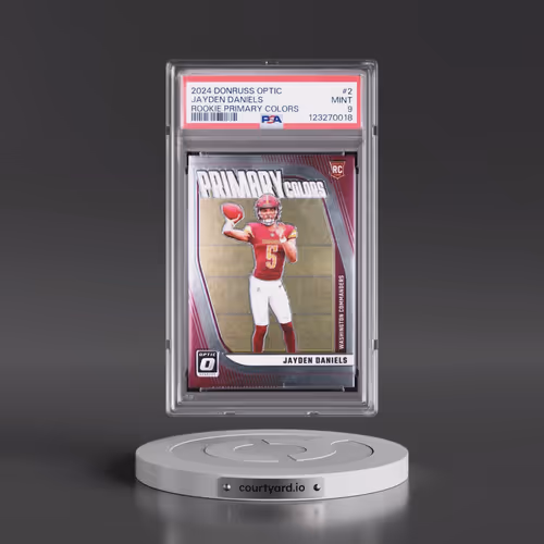 2024 Panini Donruss Optic Rookie Primary Colors #2 Jayden Daniels (PSA 9 MINT)