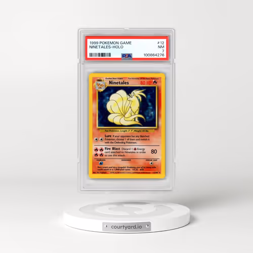 1999 Pokémon Game #12 Ninetales - Holo (PSA 7 NM)