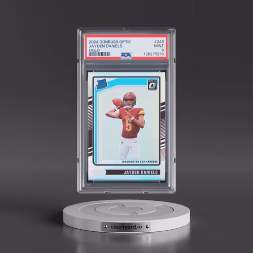 2024 Panini Donruss Optic #248 Jayden Daniels - Holo (PSA 9 MINT)