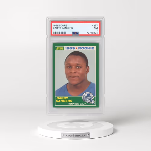 1989 Score #257 Barry Sanders (PSA 7 NM)