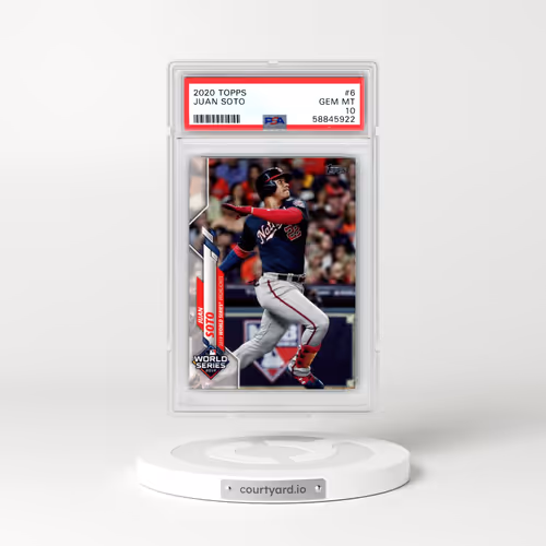 2020 Topps #6 Juan Soto (PSA 10 GEM MINT)