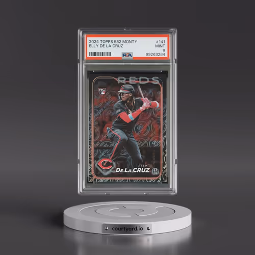 2024 Topps 582 Montgomery Set #141 Elly de La Cruz (PSA 9 MINT)