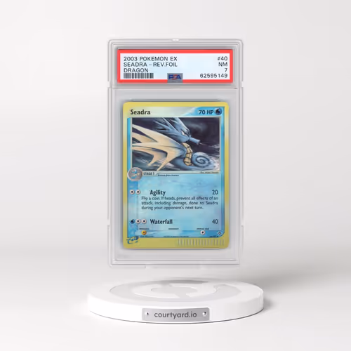 2003 Pokémon EX Dragon #40 Seadra - Reverse Foil (PSA 7 NM)