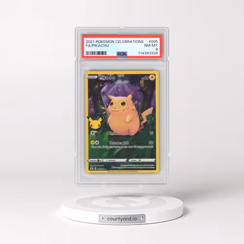 2021 Pokémon Celebrations #005 Pikachu - Full Art (PSA 8 NM-MT)