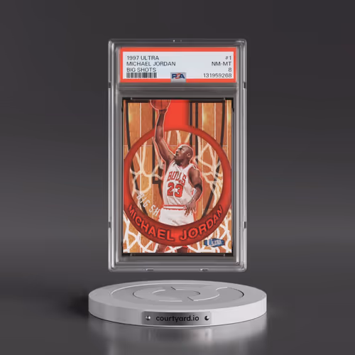 1997 Ultra Big Shots #1 Michael Jordan (PSA 8 NM-MT)