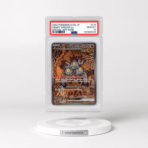 2024 Pokémon Sv8a-Terastal Fest EX #215 Sandy Shocks EX - Holo Special Art Rare (PSA 10 GEM MINT)