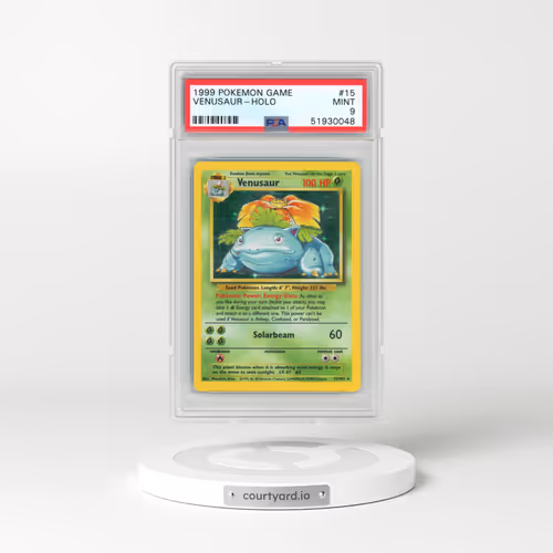 1999 Pokémon Game #15 Venusaur - Holo (PSA 9 MINT)