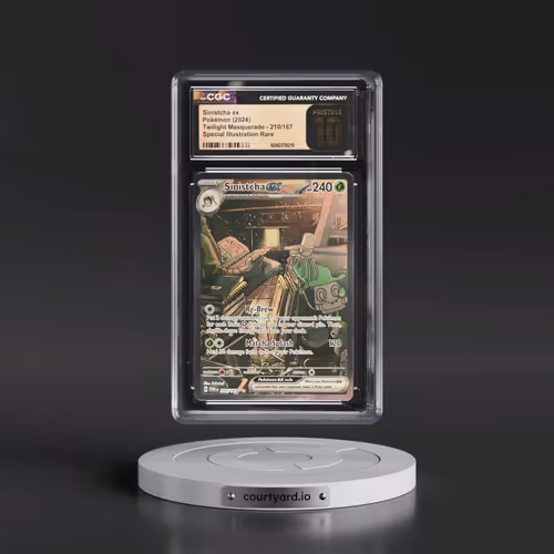 2024 Twilight Masquerade - TWM EN #210/167 Sinistcha ex - Special Illustration Rare (Holo) (CGC 10 P