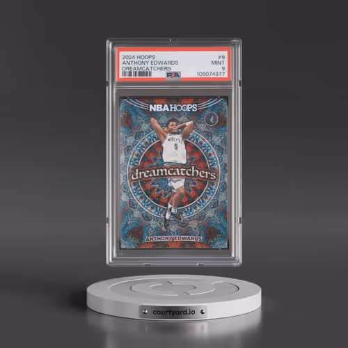 2024 Panini NBA Hoops Dreamcatchers #9 Anthony Edwards (PSA 9 MINT)