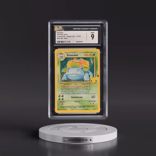2021 Celebrations - Classic Collection #15/102 Venusaur - Base Set Holo (CGC 9 MINT)