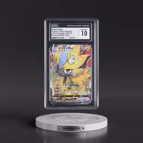 2022 VSTAR Universe #219/172 Zeraora VMAX - Special Art Rare Holo (CGC 10 GEM MINT)