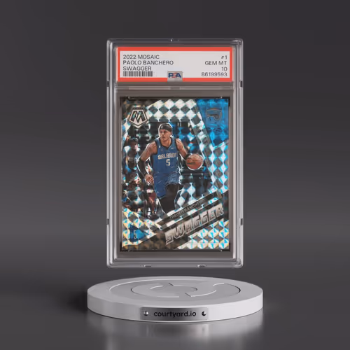 2022 Panini Mosaic Swagger #1 Paolo Banchero (PSA 10 GEM MINT)