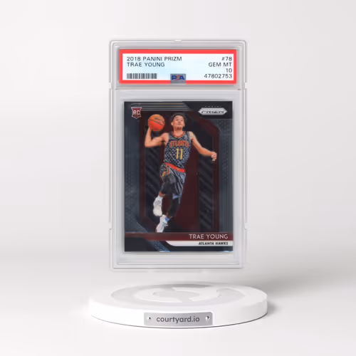 2018 Panini Prizm #78 Trae Young (PSA 10 GEM MINT)